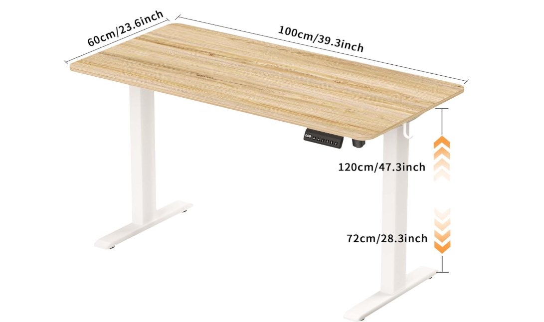 Standing Desk, Height Adjustable Electric Desk