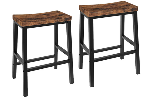 HOOBRO Bar Stools, Set of 2 Bar Chairs