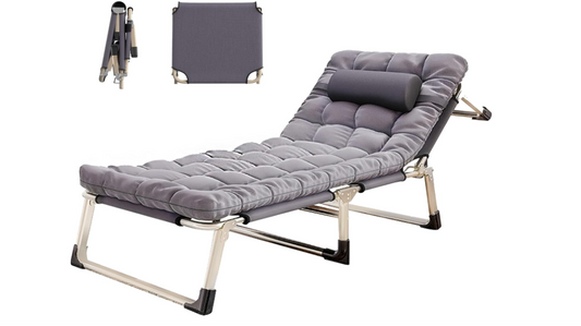 Wide Camping Cots for Adults with Removable Mat