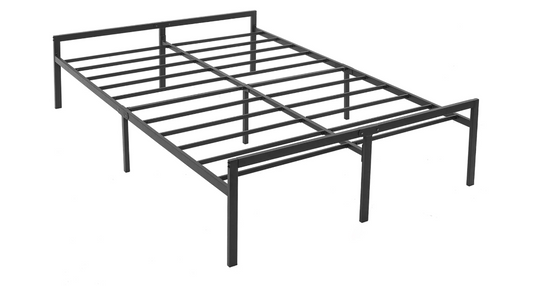 Metal Bed Frame Full - Black Metal Platform Bed 14 Inch